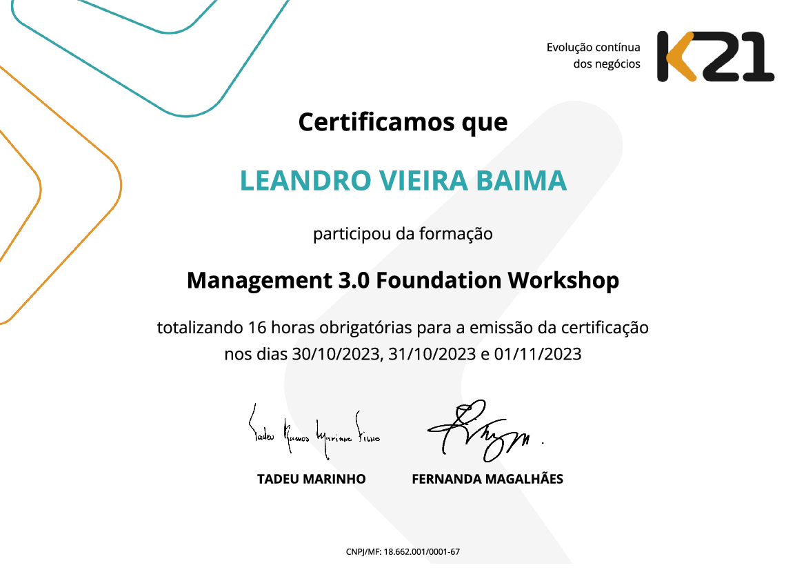 Certificado K21